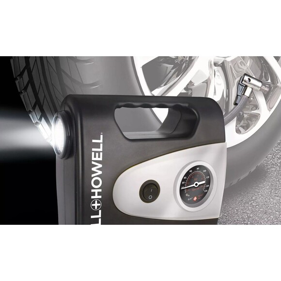 Bell + Howell 300 PSI Portable Air Compressor with LED Light - New in Box - Picture 2 of 3